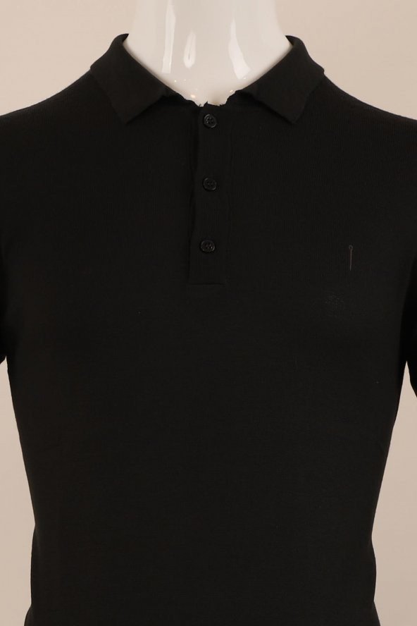 Slim Fit Yünlü Düğmeli Triko - Resim 7