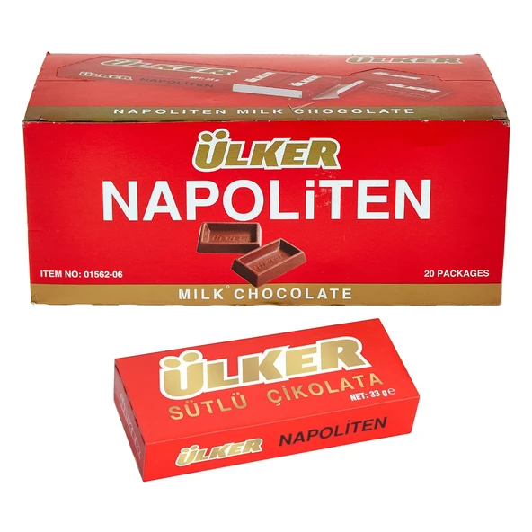 Ülker Napoliten 33 gr 20li Çikolata ürün görseli 1