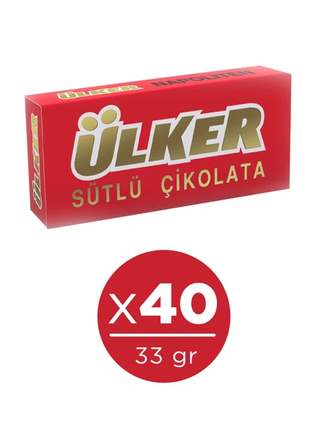 Ülker Napoliten 33 gr 40 lı Çikolata ürün görseli 1