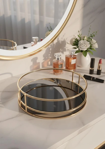 Banyo Organizeri - Çok Amaçlı Tepsi, 22 CM - Resim 2