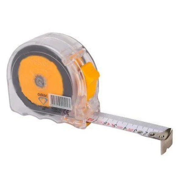 Şerit Metre 10 m x 25 mm Şeffaf - Resim 2