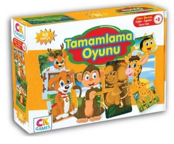 Eğitici Oyun Seti Tamamlama Oyunu 40 Parça Puzzle ürün görseli 1