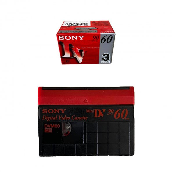 Sony Dvm 60 Mini Dv Kamera Kaseti 1 Adet - 3DVM60R3 Mini Dv Kaset ürün görseli 1