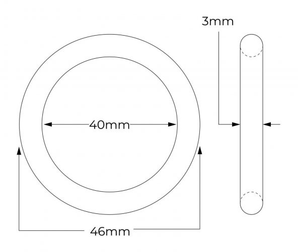 O-Ring Conta 40x46x3 mm 1 Adet - Resim 2