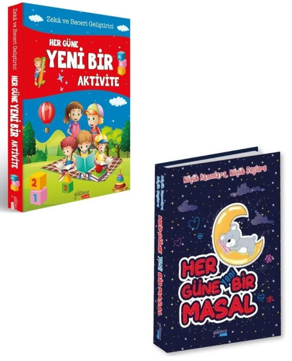 Her Güne Yeni Bir Masal + Her Güne Yeni Bir Aktivite (2 Kitap) ürün görseli 1