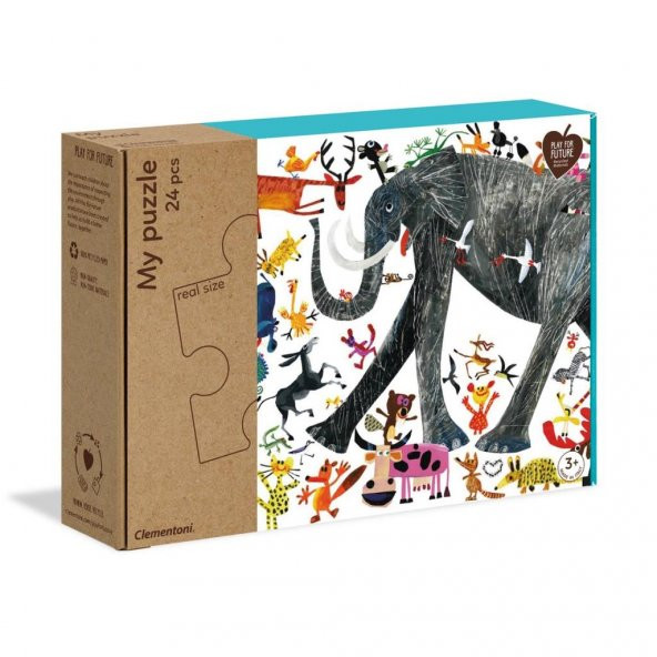 16217TR Clementoni My Puzzle - Orman / 24 parça Puzzle / +3 yaş - Resim 3