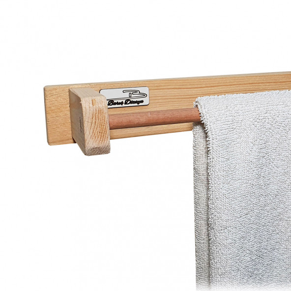 Barış Dizayn Doğal Ahşap Mutfak Banyo Havluluk Havlupan (retro) ürün görseli 1