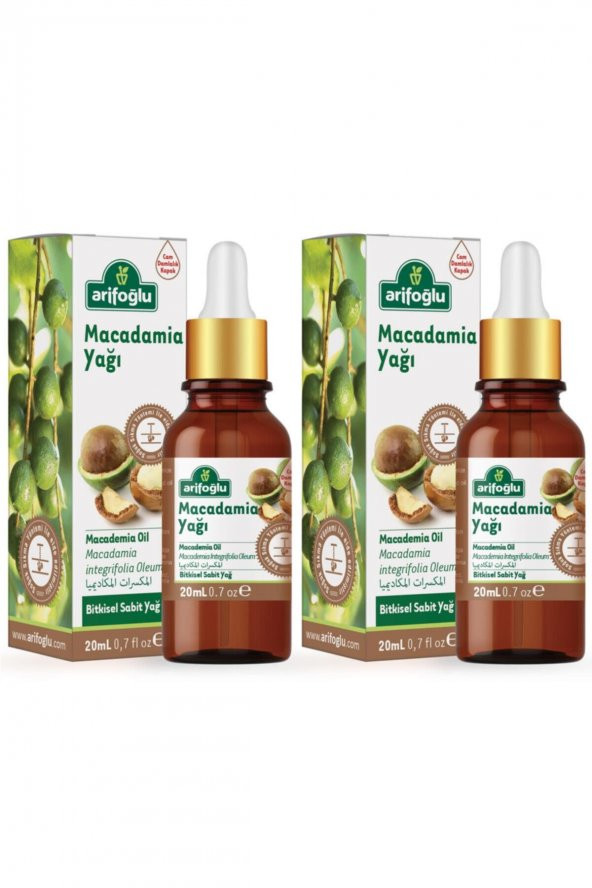 Macadamia Yağı 20ml 2 Li Set ürün görseli 1