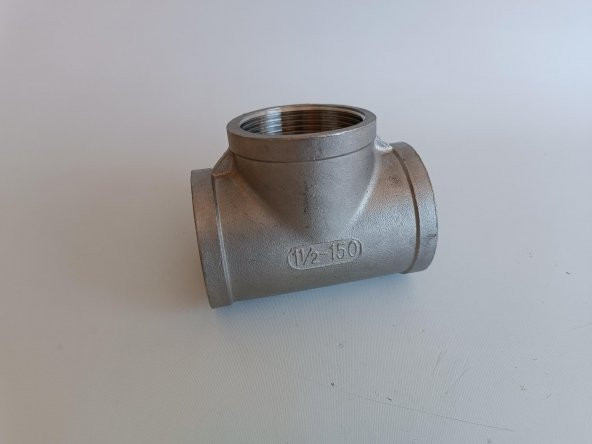316 Paslanmaz Çelik Dişli Te 1 1/2" ürün görseli 1