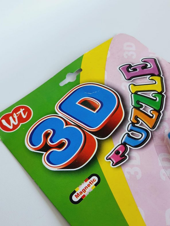 3D Eğitici Magnet Puzzle 23cm (Fil) - Resim 5