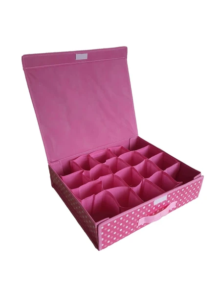 20 Bölmeli Çekmece Düzenleyici Organizer Pembe Benekli 103 ürün görseli 1