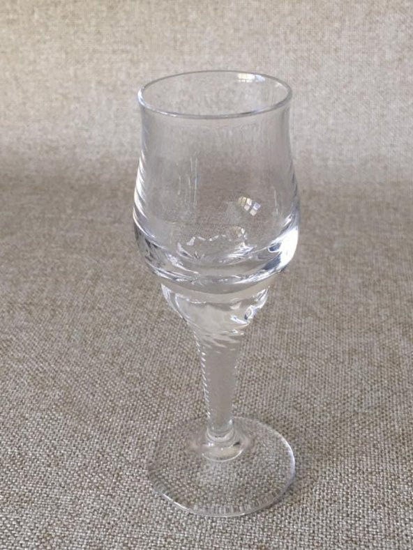 1980’ler Avrupa Vintage Kristal Kadeh 11 cm ürün görseli 1
