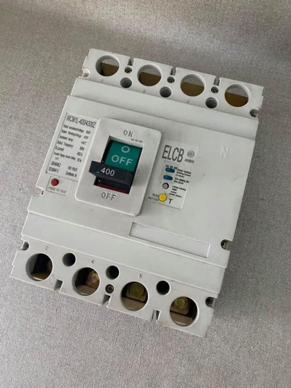 Westhomes 400A Kaçak Akım Korumalı Şalter WCM1L-400/4300Z ürün görseli 1