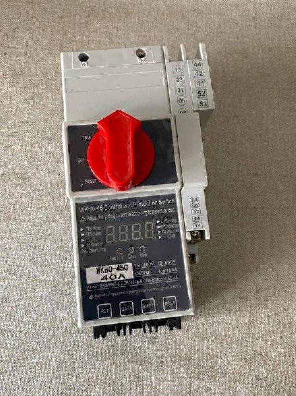 Westhomes 400V 40A Motor Kontrol ve Koruma Şalteri WKB0-45C ürün görseli 1