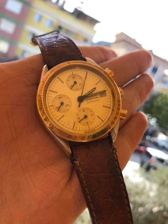Omega Speedmaster Altın Çelik Erkek Kol Saati ürün görseli 1