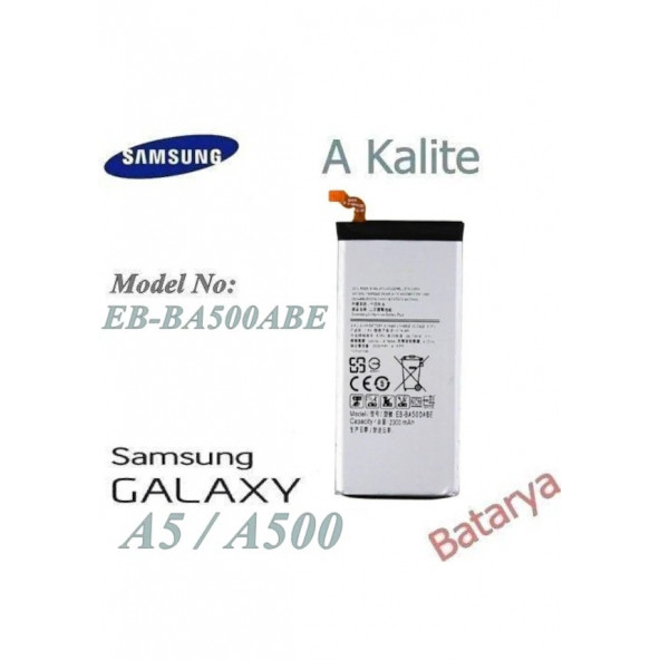 Samsung Galaxy A5 Batarya Eb-Ba500Abe Batarya 2300Mah ürün görseli 1
