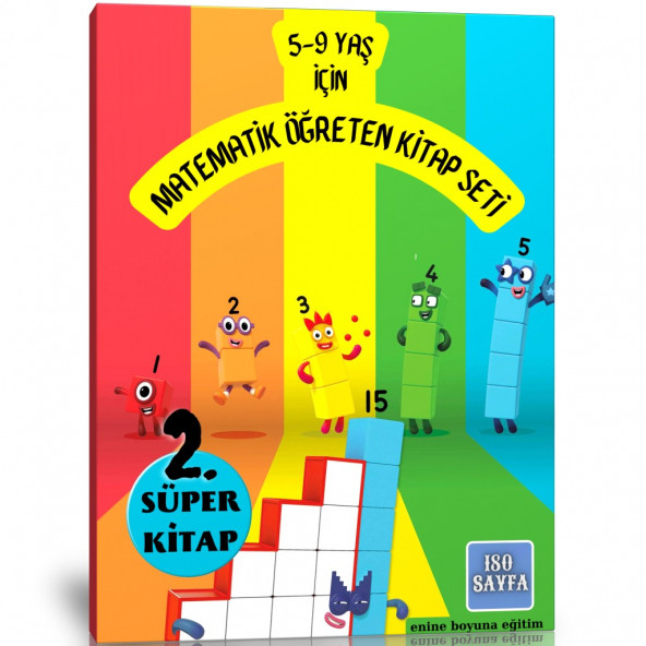 5-9 Yaş İçin Matematik Öğreten Kitap Seti (2 Süper Kitap) ürün görseli 1