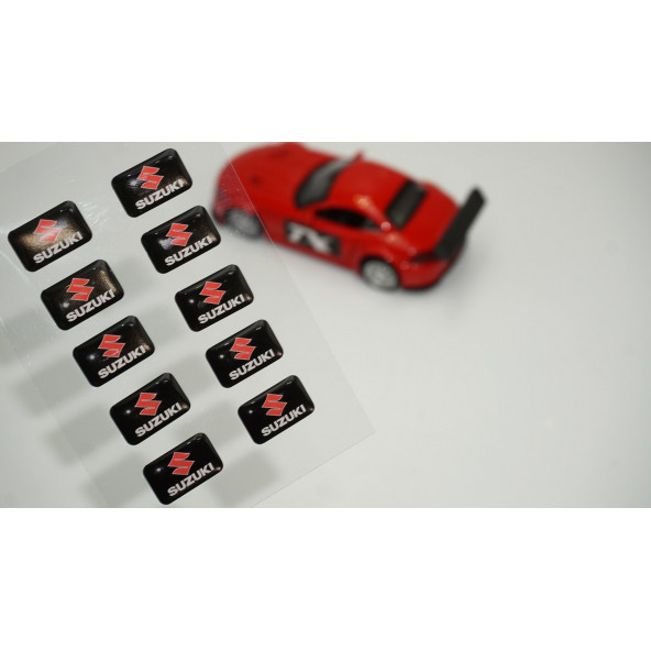 Suzuki Logo 3D Cam Açma Torpido Konsol Ayna Çıkartma Seti ürün görseli 1