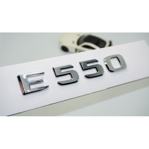 DK Tuning E550 Bagaj Krom ABS 3M 3D Yazı Logo Benz İle Uyumlu ürün görseli 1