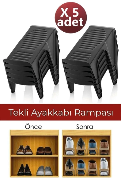 5 Adet Rampa Ayakkabı Düzenleyici Rampa ürün görseli 1