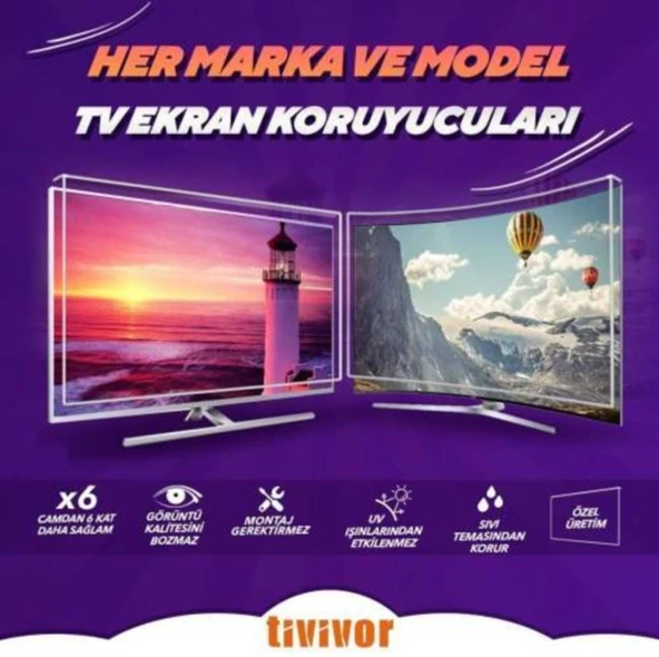 Tivivor 40" 102 Ekran Universal Led Tv Ekran Koruyucu ürün görseli 1