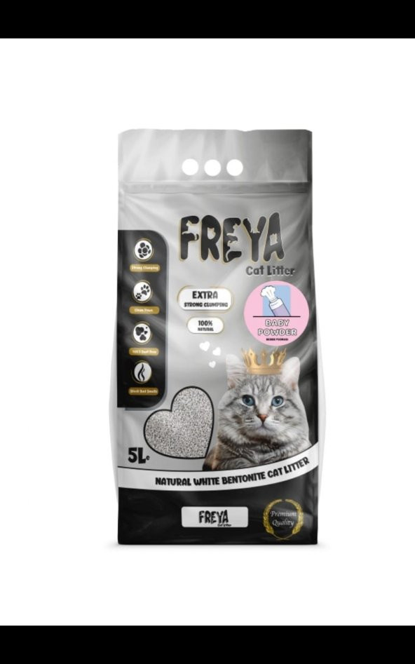 FREYA KEDİ KUMU BEBE PUDRASI 10 LT - Resim 3