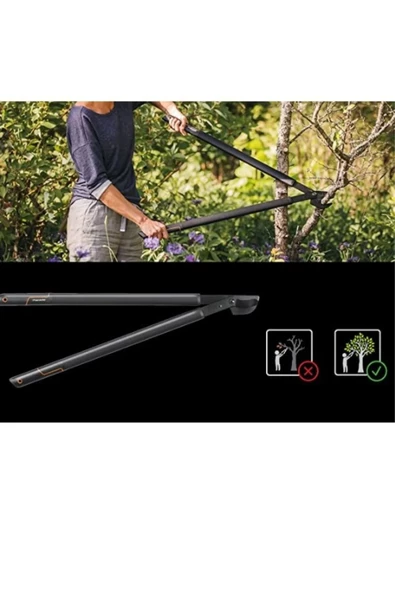 Fiskars L38 SingleStep Bypass Dal Budama Makası L - Resim 5