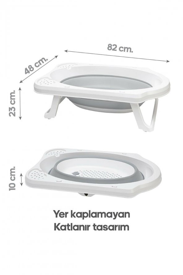 Pratik Kolay Katlanabilir Banyo Küveti - Resim 2