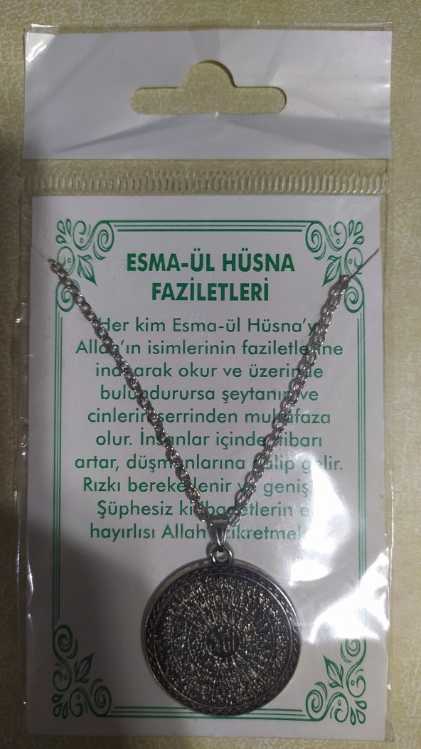 Esma-ül Hüsna Kolyesi ürün görseli 1