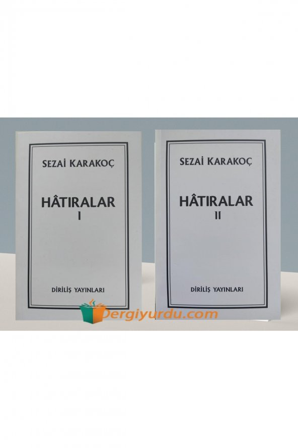 Hatıralar 1-2 Sezai Karakoç ürün görseli 1