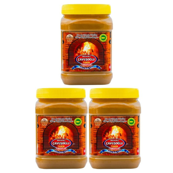 Çavuşoğlu Odun Ateşinde Kepekli Bozkır Tahini 930g x 3 ürün görseli 1