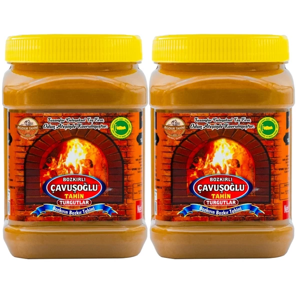 Bozkırlı Çavuşoğlu Odun Ateşinde Kepekli Bozkır Tahini 930g x2 ürün görseli 1