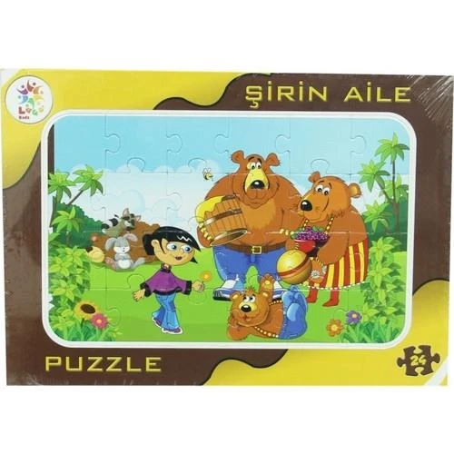 Laço Kids Şirin Aile Frame Puzzle 24 Parça Çocuklar İçin Yapboz ürün görseli 1