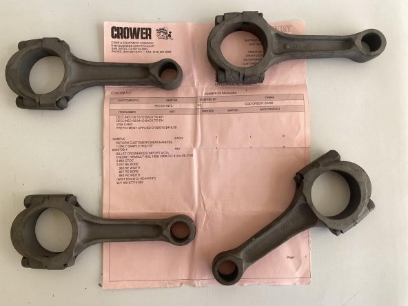 Crowerods Çelik Piston Kolu B93970B-4 (4 lü Set) - Resim 5