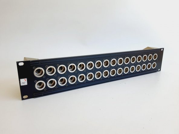 Argosy 32 Port Erkek Xlr Patchbay Panel DP-00-0032 ürün görseli 1