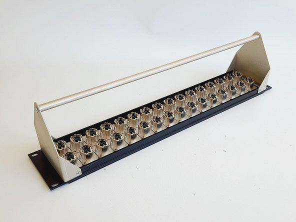Argosy 32 Port Erkek Xlr Patchbay Panel DP-00-0032 - Resim 3