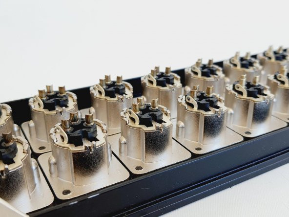 Argosy 32 Port Erkek Xlr Patchbay Panel DP-00-0032 - Resim 4