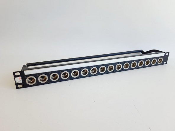 Argosy 16 Port Erkek Xlr Patchbay Panel DP-00-0016 ürün görseli 1