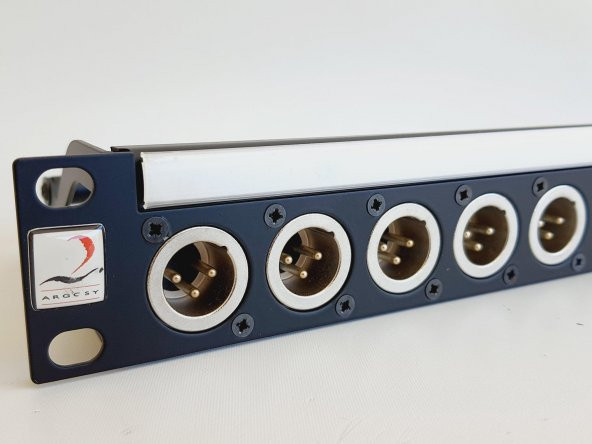 Argosy 16 Port Erkek Xlr Patchbay Panel DP-00-0016 - Resim 2
