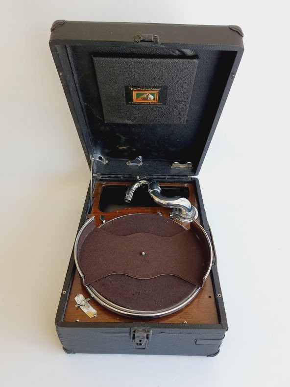 His Master's Voice Antika Çanta Gramofon 086 (ARIZALI) ürün görseli 1