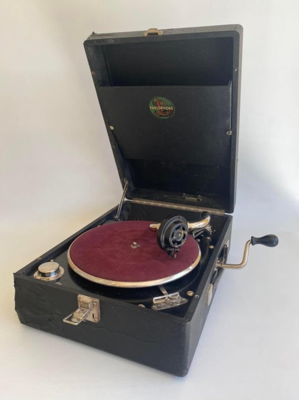 Parlophone Antika Çanta Gramofon 078 ürün görseli 1