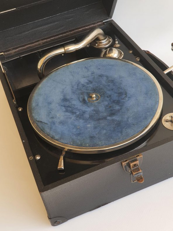 Saturn Antika Çanta Gramofon 070 - Resim 6
