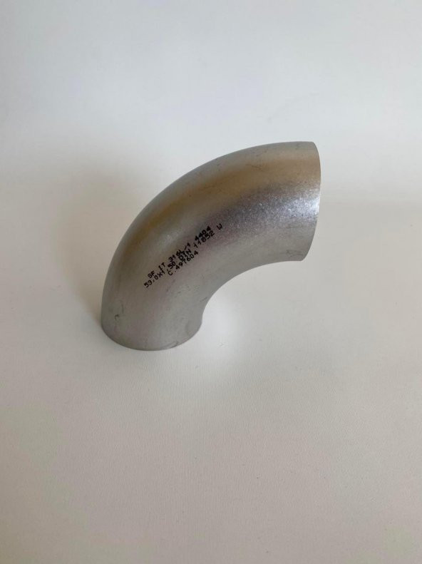 Paslanmaz Çelik Dirsek Boru 90 Derece 316L 53x1,5mm ürün görseli 1