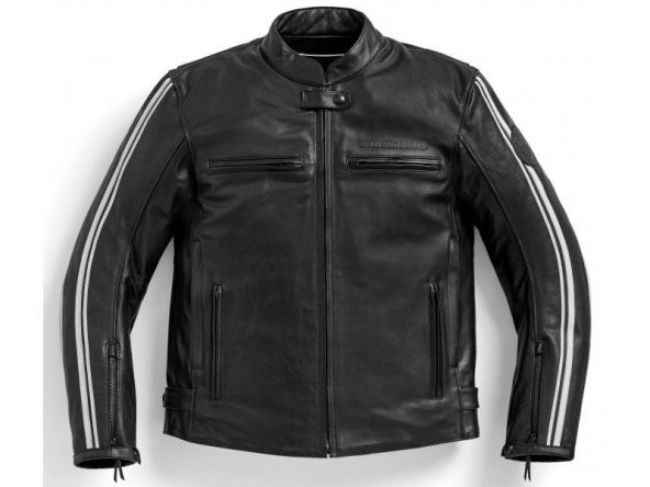 BMW Lederjacke Twinstripes Erkek Deri Ceket XS Beden ürün görseli 1