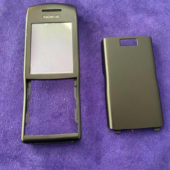 Nokia E50 Ön Arka Kapak Siyah (Tuşsuz) - E50 Kapak ürün görseli 1