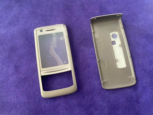 Nokia 6280 Ön Arka Kapak Gri(Tuşsuz) - 6280 Kapak ürün görseli 1