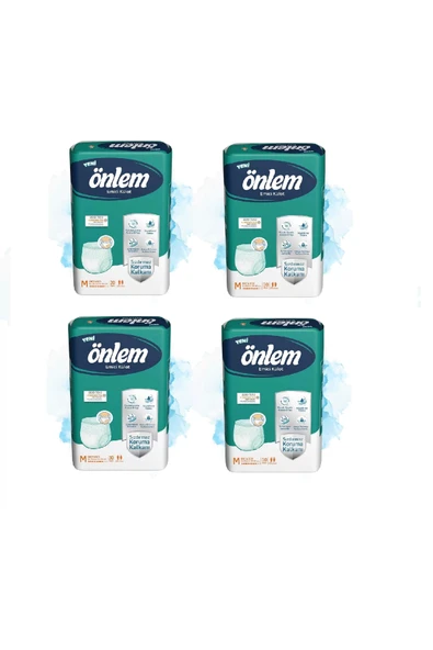 Önlem Yetişkin Emici Külot Bezi Orta Boy ( Medium ) 30 Adet x 4 Paket ürün görseli 1
