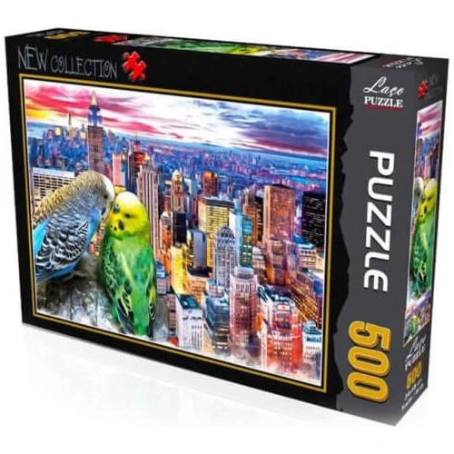 Laço Puzzle Muhabbet Kuşları 500 Parça Yapboz ürün görseli 1