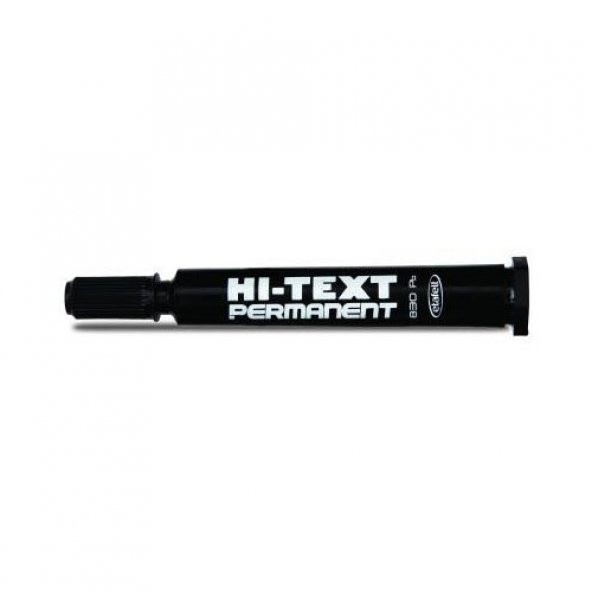 HI TEXT PERMANENT SİYAH YUVARLAK UÇ ürün görseli 1