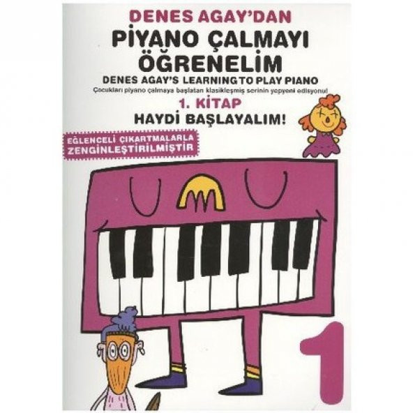 Denes Agay Piyano Çalmayı Öğrenelim 1. Kitap ürün görseli 1